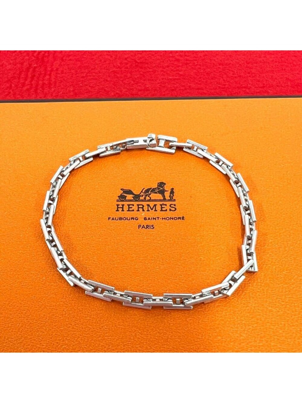 Hermes Vintage Hercules MM Bracelet 925 Sterling Silver